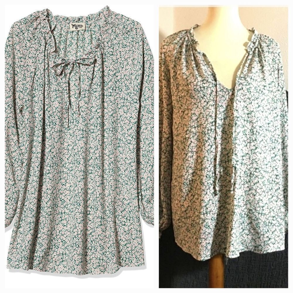 Show Me Your MuMu Floral Top Size Small